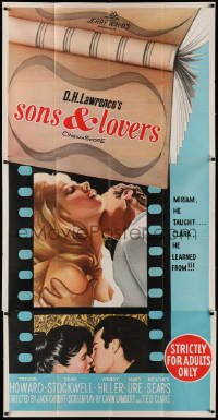 3a0335 SONS & LOVERS Aust 3sh 1960 from D.H. Lawrence's novel, Dean Stockwell & sexy Mary Ure!