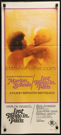 3a0583 LAST TANGO IN PARIS Aust daybill 1973 Marlon Brando, Maria Schneider, Bernardo Bertolucci