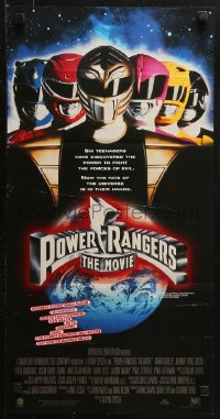 3a0597 MIGHTY MORPHIN POWER RANGERS Aust daybill 1995 Bandai, giant robots vs. alien monsters!