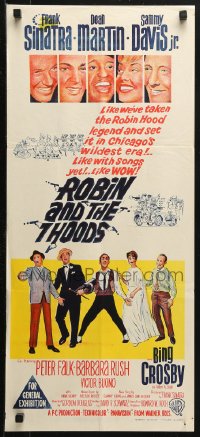 3a0646 ROBIN & THE 7 HOODS Aust daybill 1964 Frank Sinatra, Dean Martin, Sammy Davis, Bing Crosby, Rat Pack!