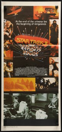 3a0679 STAR TREK II Aust daybill 1982 The Wrath of Khan, Leonard Nimoy, William Shatner