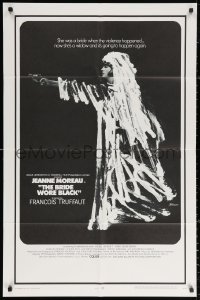 3a0799 BRIDE WORE BLACK 1sh 1968 Francois Truffaut's La Mariee Etait en Noir, Rene Ferracci artwork!