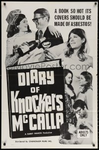 3a0840 DIARY OF KNOCKERS MCCALLA 1sh 1968 directed by Barry Mahon, sexy montage of images!