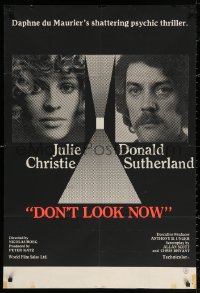 3a0845 DON'T LOOK NOW English 1sh 1973 Julie Christie, Donald Sutherland, directed by Nicolas Roeg!