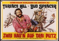 3a0090 BOOT HILL German 33x47 R1970s La collina degli stivali, art of Terence Hill & Bud Spencer!