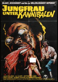3a0156 DEVIL HUNTER German 1980 Jess Franco, Devil worshipers with kidnapped model, different!