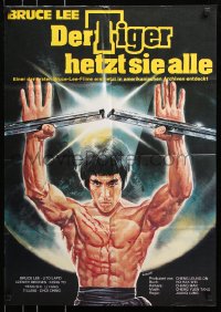 3a0159 ENTER THE PANTHER German 1976 different and misleading Enzo Sciotti of Bruce Lee!