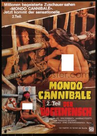 3a0192 LAST SURVIVOR German 1978 Italian modern man vs primitive cannibals, sexy image!