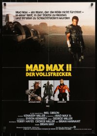 3a0200 MAD MAX 2: THE ROAD WARRIOR German 1982 Mel Gibson returns in the title role, Wez, Humungus!