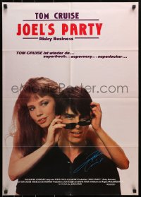3a0228 RISKY BUSINESS German 1983 Tom Cruise & sexy prostitute Rebecca De Mornay in Joel's Party!