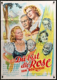 3a0232 ROSE OF THE MOUNTAIN German 1952 Hubert Marischka's Du Bist Die Rose Vom Worthersee!