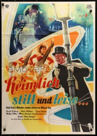 3a0240 SECRETLY STILL & QUIET German 1953 Hans Deppe's Heimlich, Still Und Leise, great art!