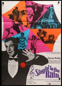 3a0245 SINGIN' IN THE RAIN German R1966 Gene Kelly, Debbie Reynolds, classic musical!