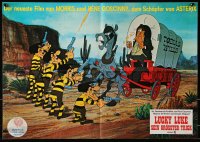 3a0271 BALLAD OF DALTON German 16x23 1978 Lucky Luke, completely different art of bandits!
