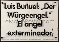 3a0273 EXTERMINATING ANGEL German 16x23 R1970 El angel exterminador, Luis Bunuel, Mexican!