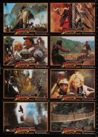 3a0289 INDIANA JONES & THE TEMPLE OF DOOM #2 German LC poster 1984 adventure is his name, different!