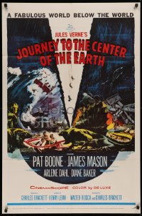 3a0952 JOURNEY TO THE CENTER OF THE EARTH 1sh 1959 Jules Verne fabulous world below the world!