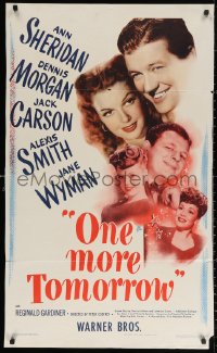 3a1048 ONE MORE TOMORROW 1sh 1946 sexy Ann Sheridan, Dennis Morgan, Alexis Smith, Jane Wyman