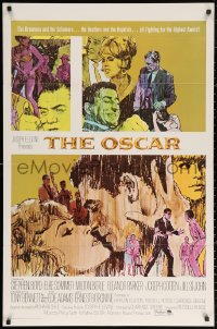 3a1049 OSCAR int'l 1sh 1966 Stephen Boyd & Sommer race for Hollywood's highest award, Terpning art!