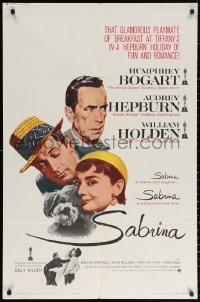 3a1100 SABRINA 1sh R1962 Audrey Hepburn, Humphrey Bogart, William Holden, Billy Wilder