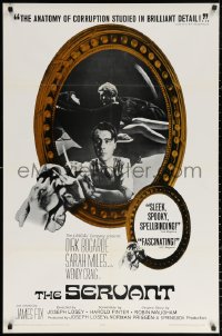 3a1106 SERVANT 1sh 1964 Dirk Bogarde, written by Harold Pinter, directed by Joseph Losey!