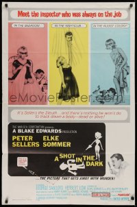 3a1110 SHOT IN THE DARK 1sh 1964 Blake Edwards, Peter Sellers, sexy Elke Sommer, Pink Panther!