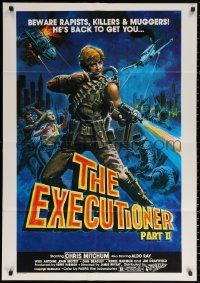 3a0007 EXECUTIONER PART II South African 1984 James Bryan directed, action art of Chris Mitchum!