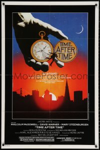 3a1155 TIME AFTER TIME 1sh 1979 Malcolm McDowell as H.G. Wells, David Warner as Jack the Ripper!
