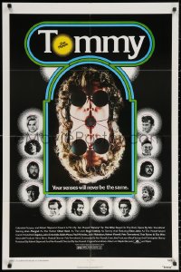 3a1158 TOMMY 1sh 1975 The Who, Daltrey, mirror image, your senses will never be the same!