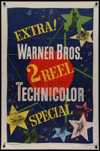 3a1183 WARNER BROS 2 REEL TECHNICOLOR SPECIAL 1sh 1949 sports & travel shorts, extra special!