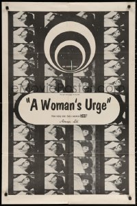 3a1194 WOMAN'S URGE 1sh 1965 how many men does sexy nympho Maude Fergusson need?