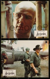 3a0082 APOCALYPSE NOW 4 French LCs 1979 Francis Ford Coppola, Brando as Kurtz, Duvall as Kilgore!