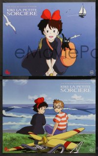 3a0072 KIKI'S DELIVERY SERVICE 8 French LCs 2004 Hayao Miyazaki anime, cool images of the title girl!