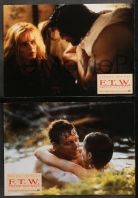 3a0300 F.T.W. 8 German LCs 1995 great different images of Mickey Rourke & sexy Lori Singer!