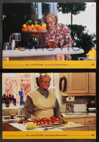 3a0311 MRS. DOUBTFIRE 11 German LCs 1994 cross-dressing Robin Williams, Sally Field!