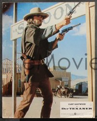 3a0324 OUTLAW JOSEY WALES 16 German LCs 1976 Clint Eastwood on horseback, Sandra Locke, different!