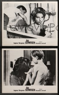 3a0331 SILENCE 24 German LCs R1968 Ingmar Bergman's Tystnaden starring Ingrid Thulin!