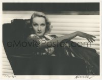3f0058 GEORGE HURRELL signed limited edition deluxe 11x14 RE-STRIKE photo 1980s Marlene Dietrich!