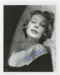 3f0960 ARLENE DAHL signed 8x10 REPRO still 1990 sexy close up laying on fur rug in strapless dress!