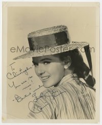 3f0558 CONNIE STEVENS signed 8x10 still 1950s super young portrait at the beginning of her career!