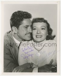 3f1021 ENCHANTMENT signed 8x10 REPRO still 1949 by BOTH Evelyn Keyes AND Farley Granger!