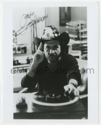 3f1028 GENE SIMMONS signed 8x10 REPRO still 1980s lead singer of KISS in studio out of makeup!