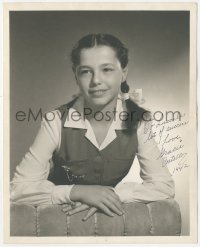 3f0604 GRACE COSTELLO signed deluxe 8x10 still 1942 smiling portrait of the juvenile actress!