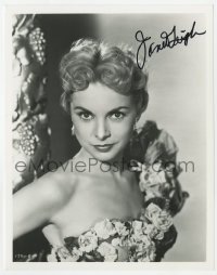 3f1050 JANET LEIGH signed 8x10 REPRO still 1980s sexy portrait from Walking My Baby Back Home!