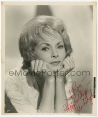 3f0624 JANET LEIGH signed 8x9.5 still 1963 head & shoulders portrait from Wives and Lovers!
