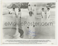 3f0656 LAURENCE OLIVIER signed 8x10 still 1981 as Zeus with other Greek gods in Clash of the Titans!