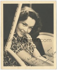 3f0677 MAUREEN O'SULLIVAN signed deluxe 8x10 still 1930s portrait of the beautiful MGM leading lady!