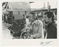 3f0679 MEL STUART signed 8x10 still 1972 behind camera on the set of One is a Lonely Number!