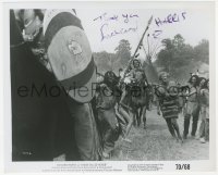 3f0719 RICHARD HARRIS signed 8x10 still 1970 with Native American Indians in A Man Called Horse!