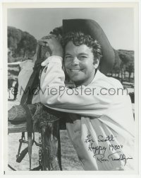 3f1141 RUSS TAMBLYN signed 8x10 REPRO still 1980s great smiling portrait from Son of a Gunfighter!